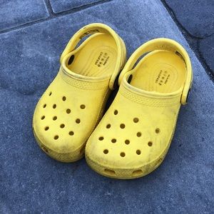 Crocs, toddler size 8
